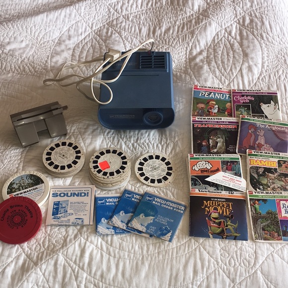 VIEW MASTER bundle projector slides etc